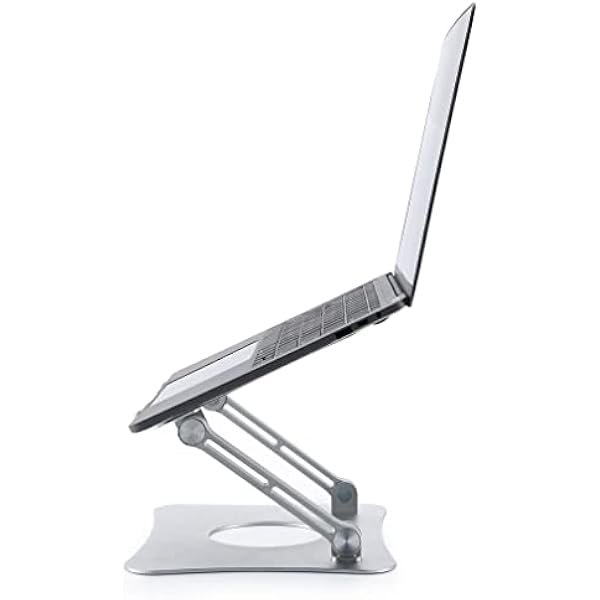 laptop stand adjustable computer stand aluminum riser holder compatible with macbook air pro, hp, dell, more 10 15.6” laptops collapsible and non slip metal laptop stand adjustable computer stand aluminum riser holder compatible with macbook air pro, hp, dell, more 10 15.6” laptops collapsible and non slip metal