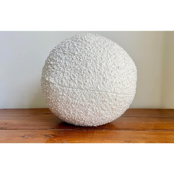 boucle ball pillow, boucle sphere cushion, orb pillow, teddy ball pillow, luxury bouclé, designer pillow, modern decor (ivory) boucle ball pillow, boucle sphere cushion, orb pillow, teddy ball pillow, luxury bouclé, designer pillow, modern decor (ivory)