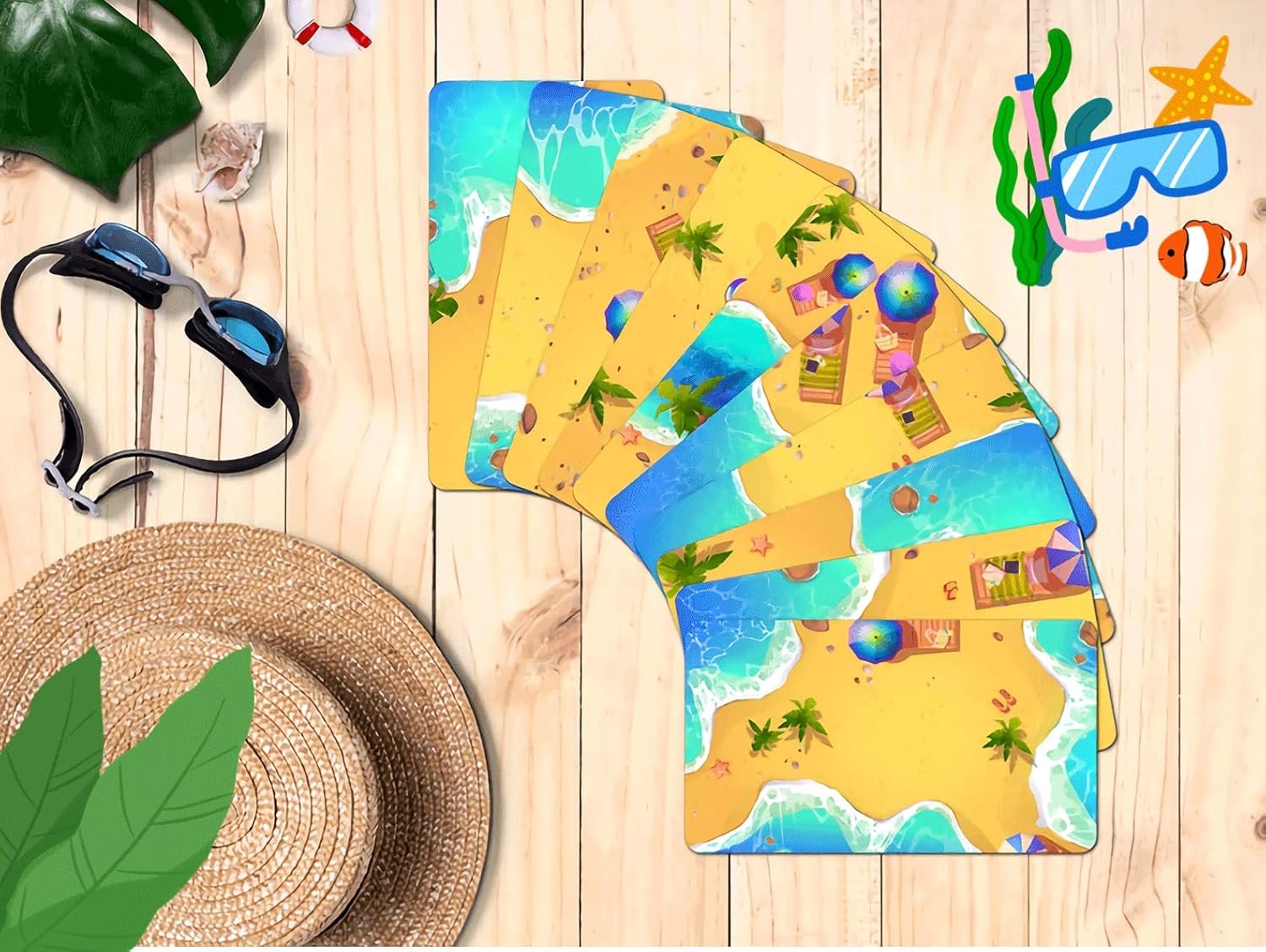 summer holiday tarot | 4 season tarot | 79 tarot cards, standard size 4.75" x 2.75" summer holiday tarot | 4 season tarot | 79 tarot cards, standard size 4.75" x 2.75"