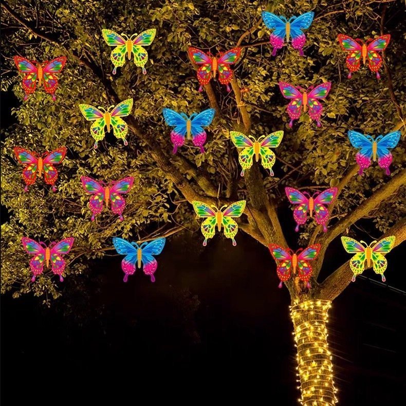 duckkoko swaying butterfly lights decor gardening butterfly flowers plant lights decorative yard patio lawn pathway duckkoko swaying butterfly lights decor gardening butterfly flowers plant lights decorative yard patio lawn pathway